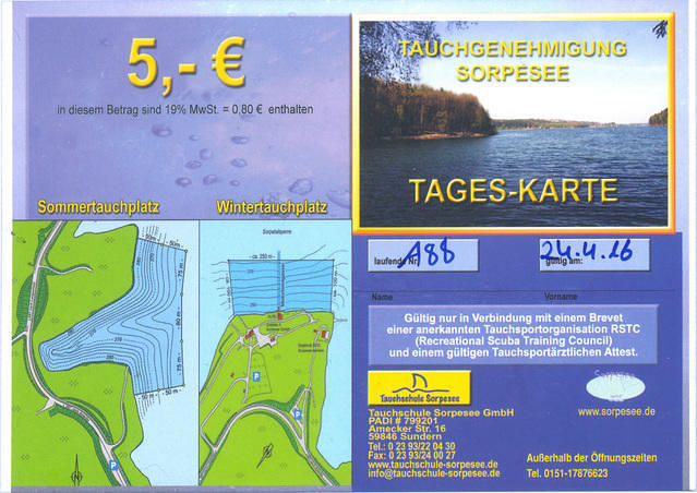 Tauchschule Sorpesee GmbH - Dive Center in Germany